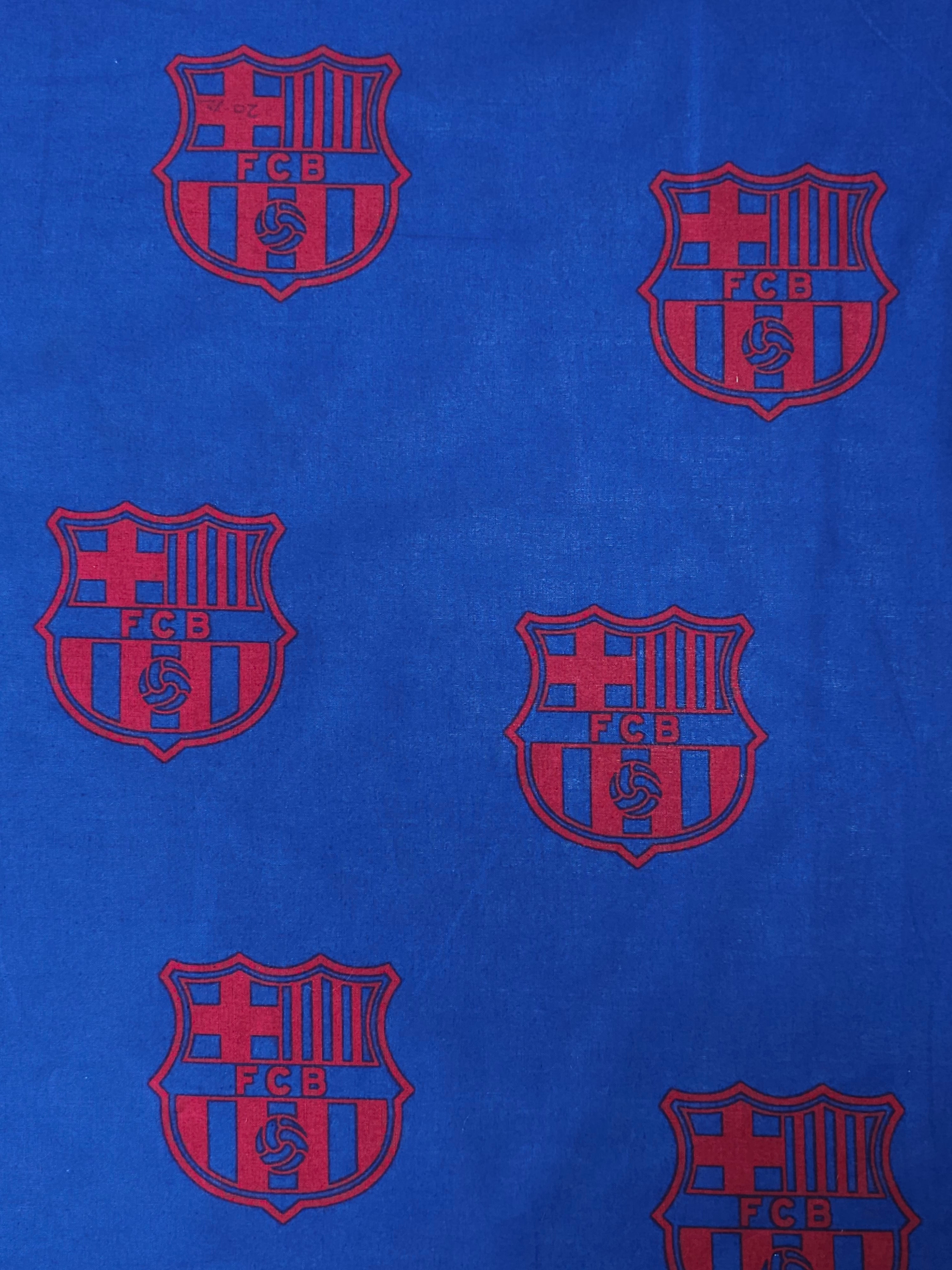 Barcelona FC 100% Cotton Football Club Fabric