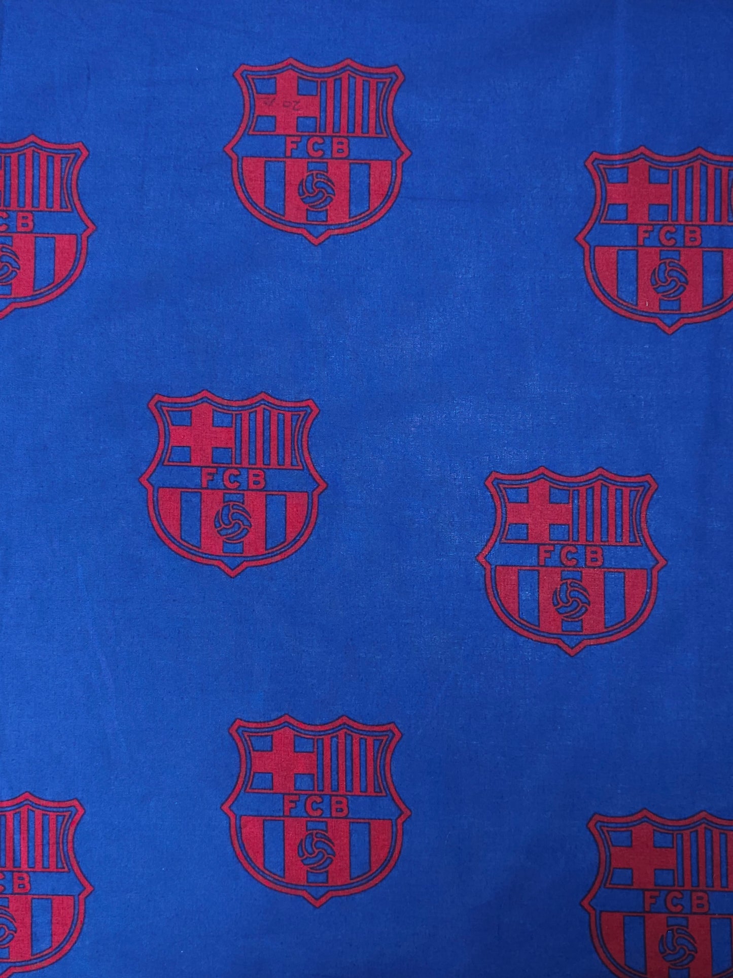 Barcelona FC 100% Cotton Football Club Fabric