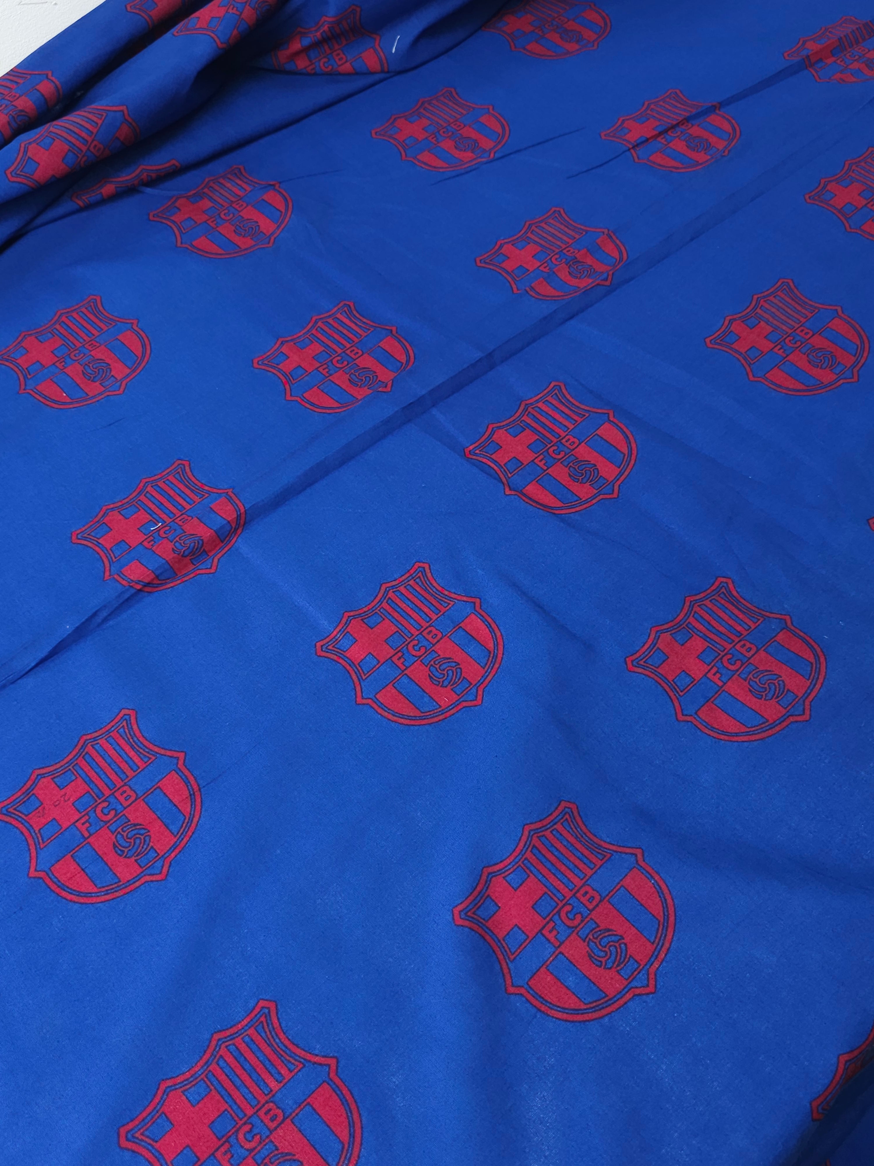 Barcelona FC 100% Cotton Football Club Fabric