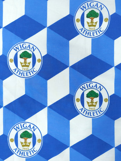 Wigan Athletic FC 100% Cotton Football Club Fabric