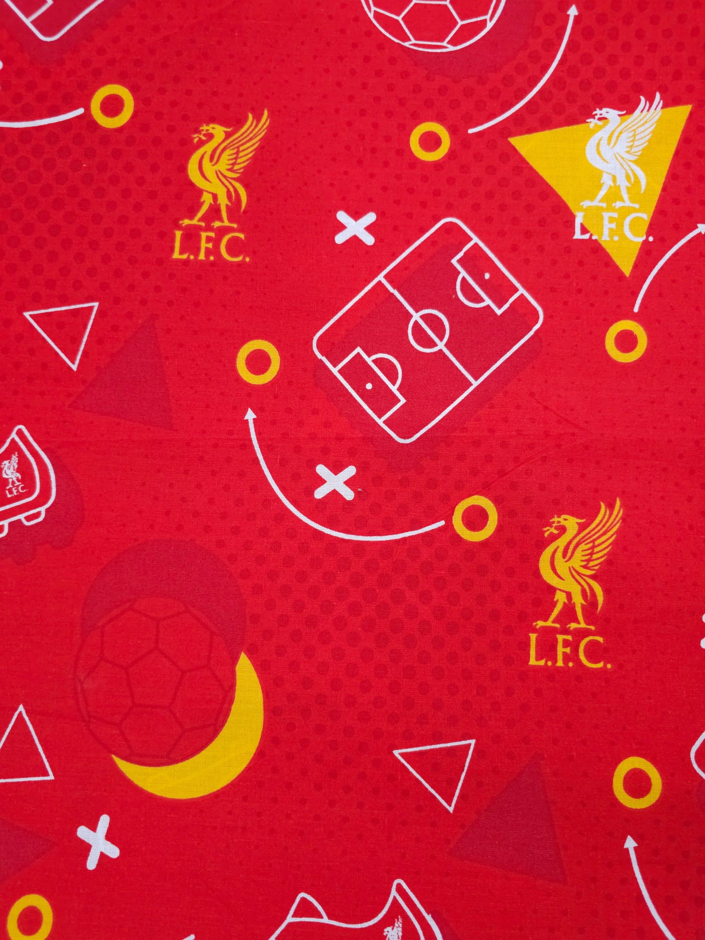 Liverpool FC 100% Cotton Football Fabric