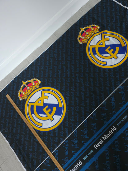 Real Madrid FC 100% Cotton Football Fabric *DEFECTED*