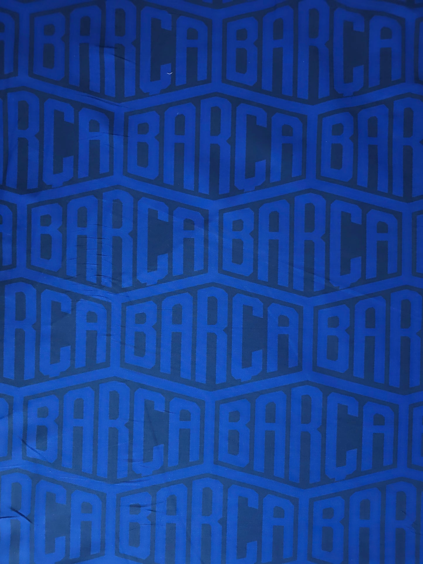 Barca Repeat 100% Cotton Football Fabric