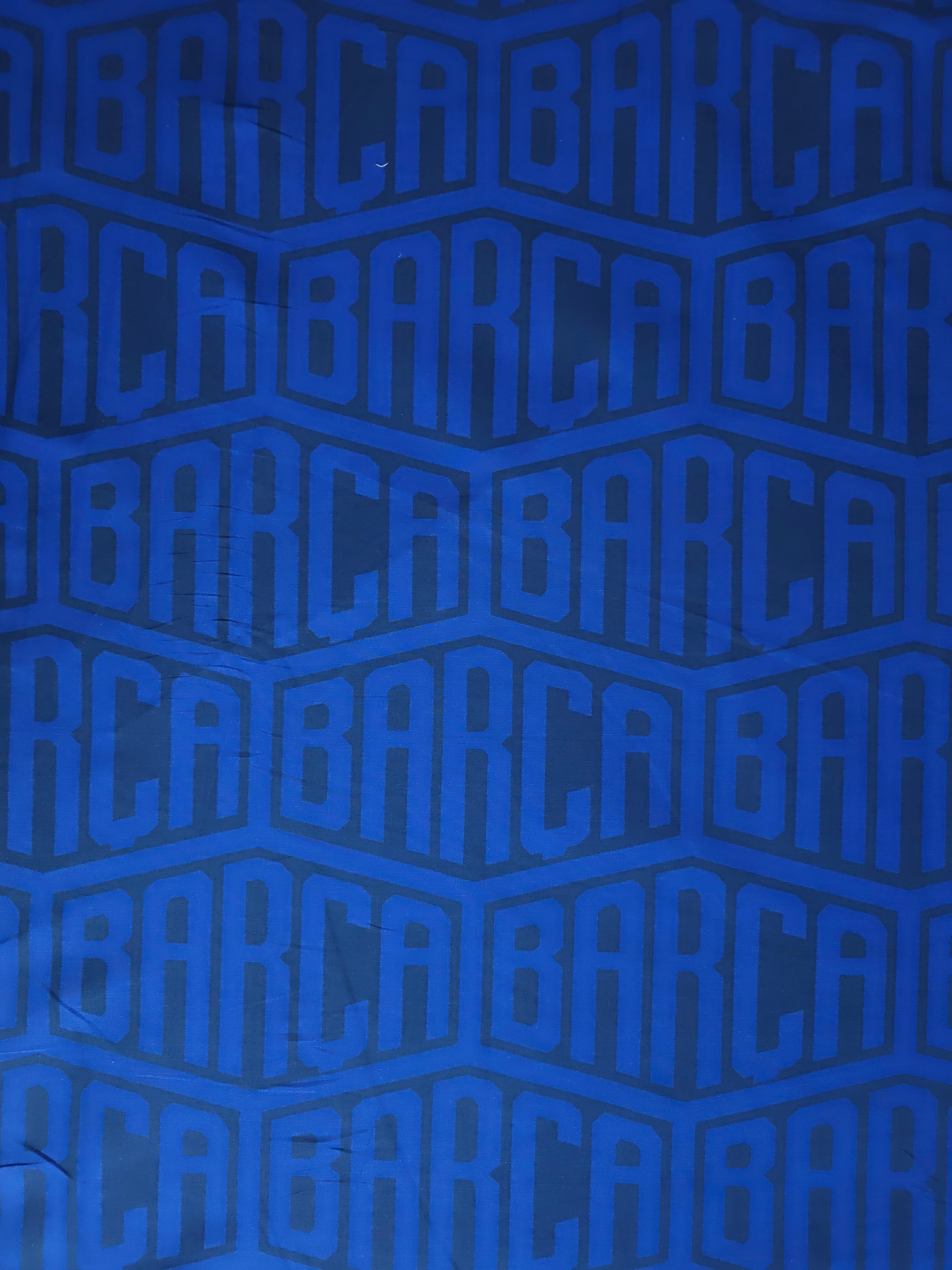 Barca Repeat 100% Cotton Football Club Fabric