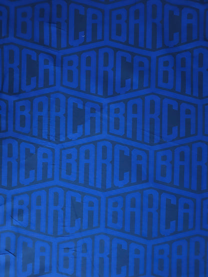 Barca Repeat 100% Cotton Football Fabric