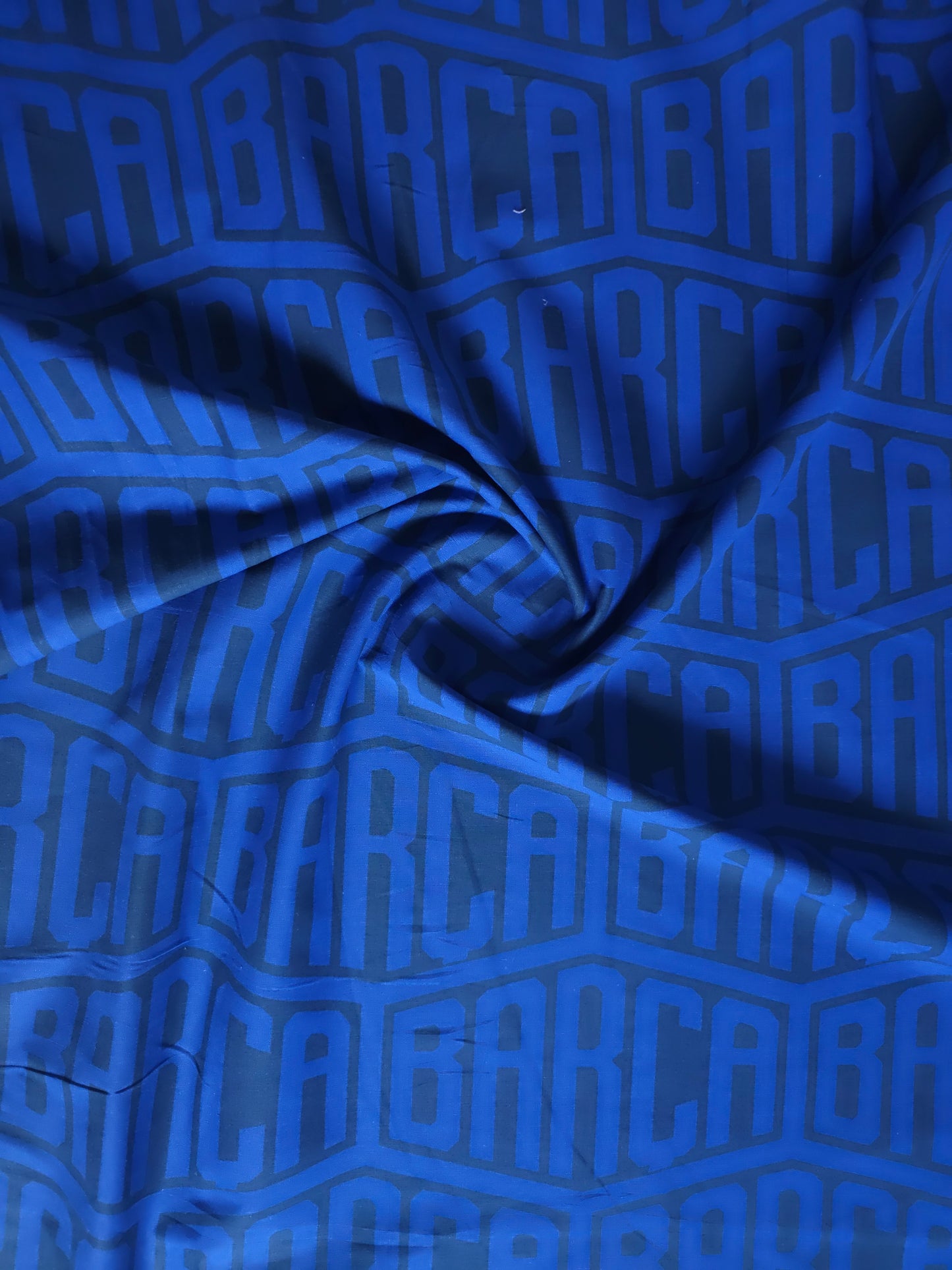 Barca Repeat 100% Cotton Football Fabric