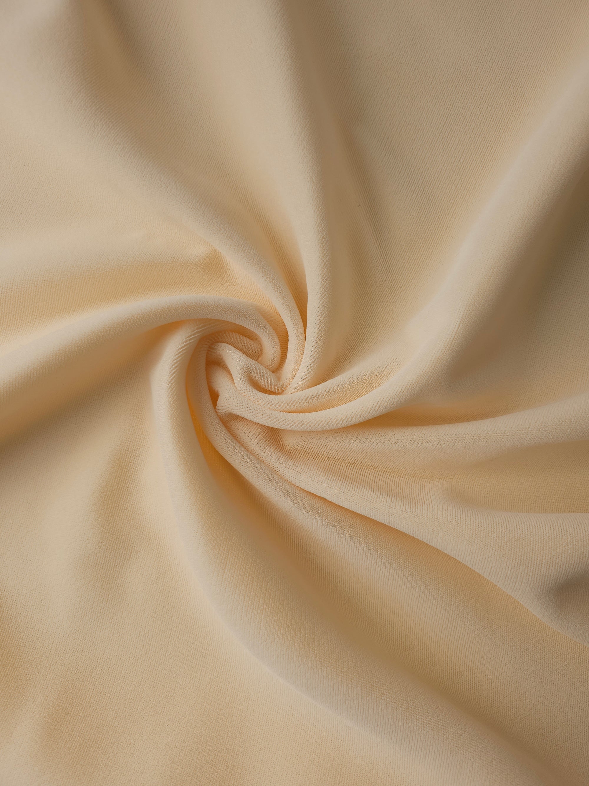 Creamy Peach Viscose Velvet