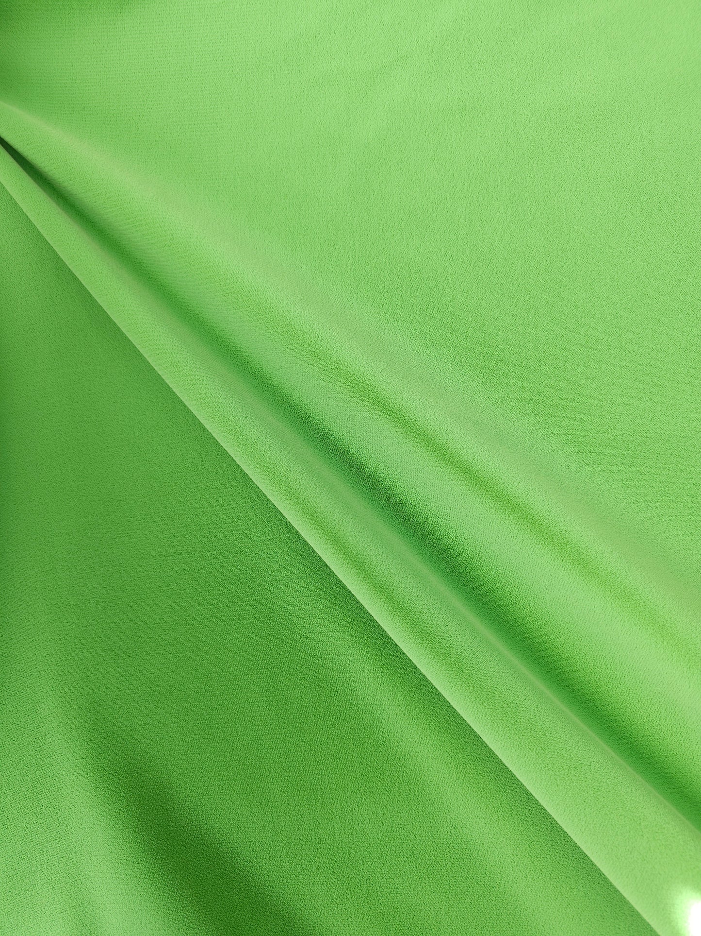 Bright Green Viscose Velvet