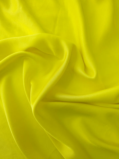 Yellow Poly Satin