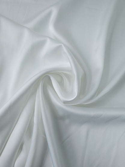 White Poly Satin