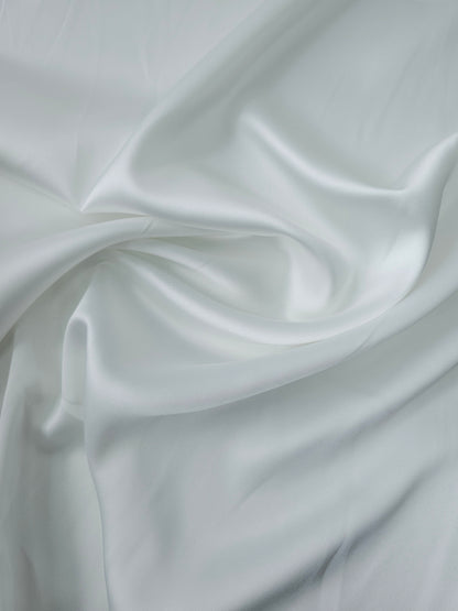 White Poly Satin