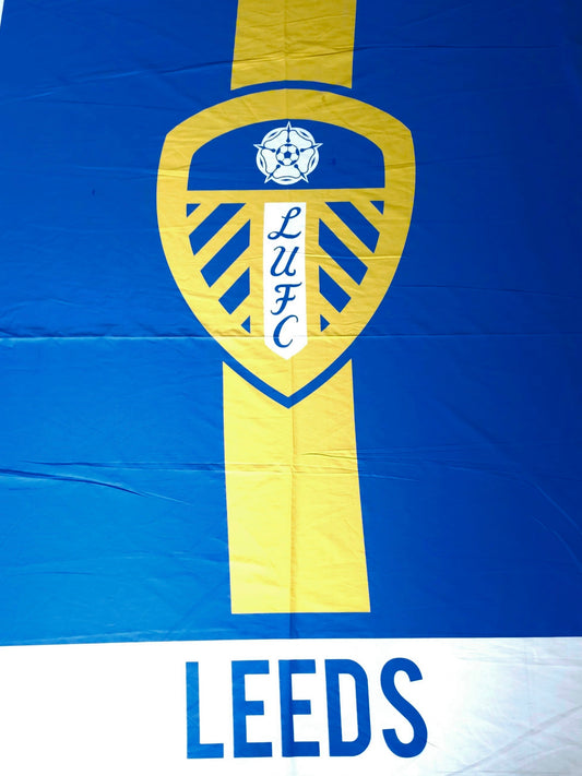 Leeds FC 100% Cotton Football Club Fabric