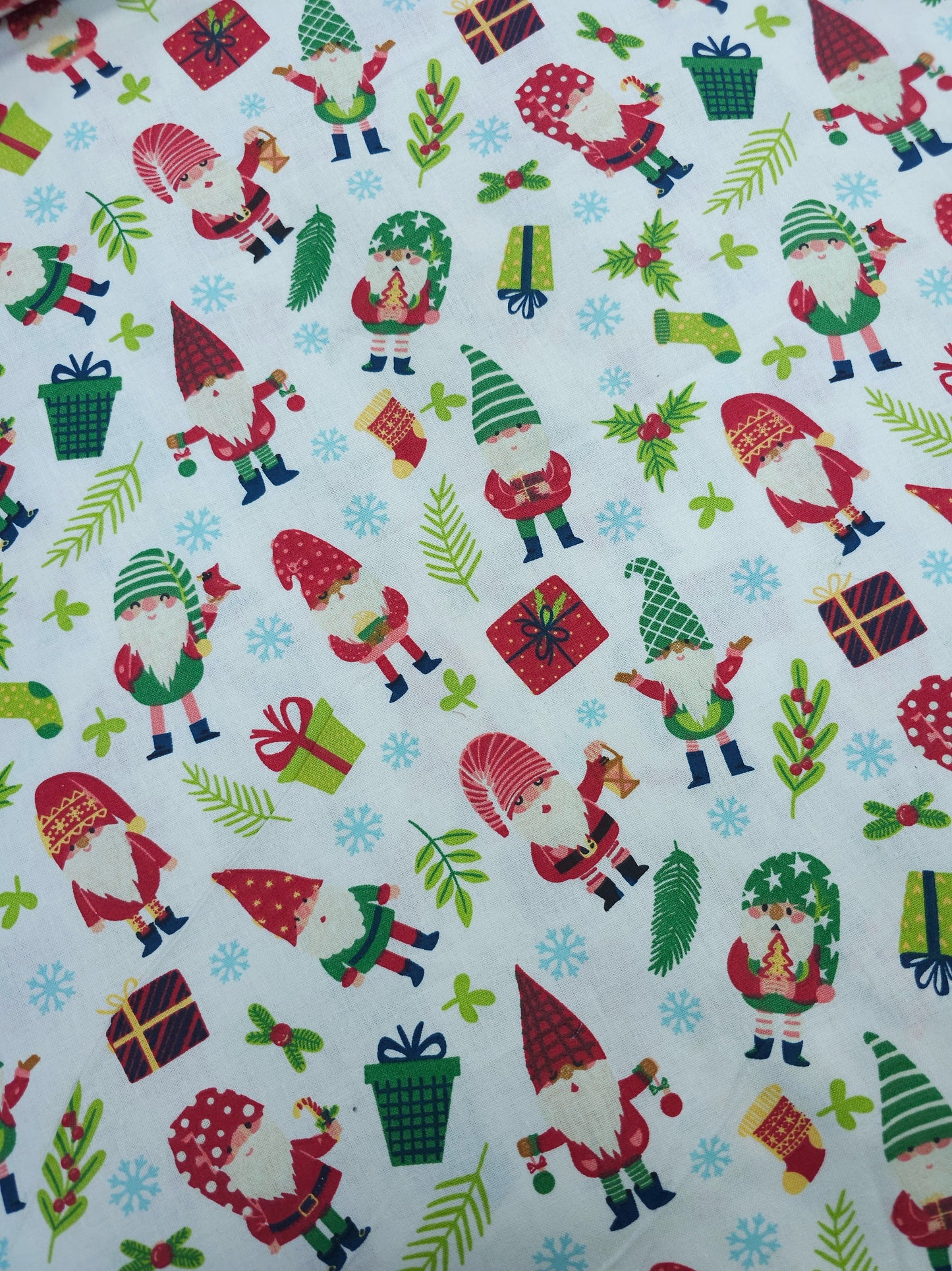 Mini Santa Friends 100% Cotton