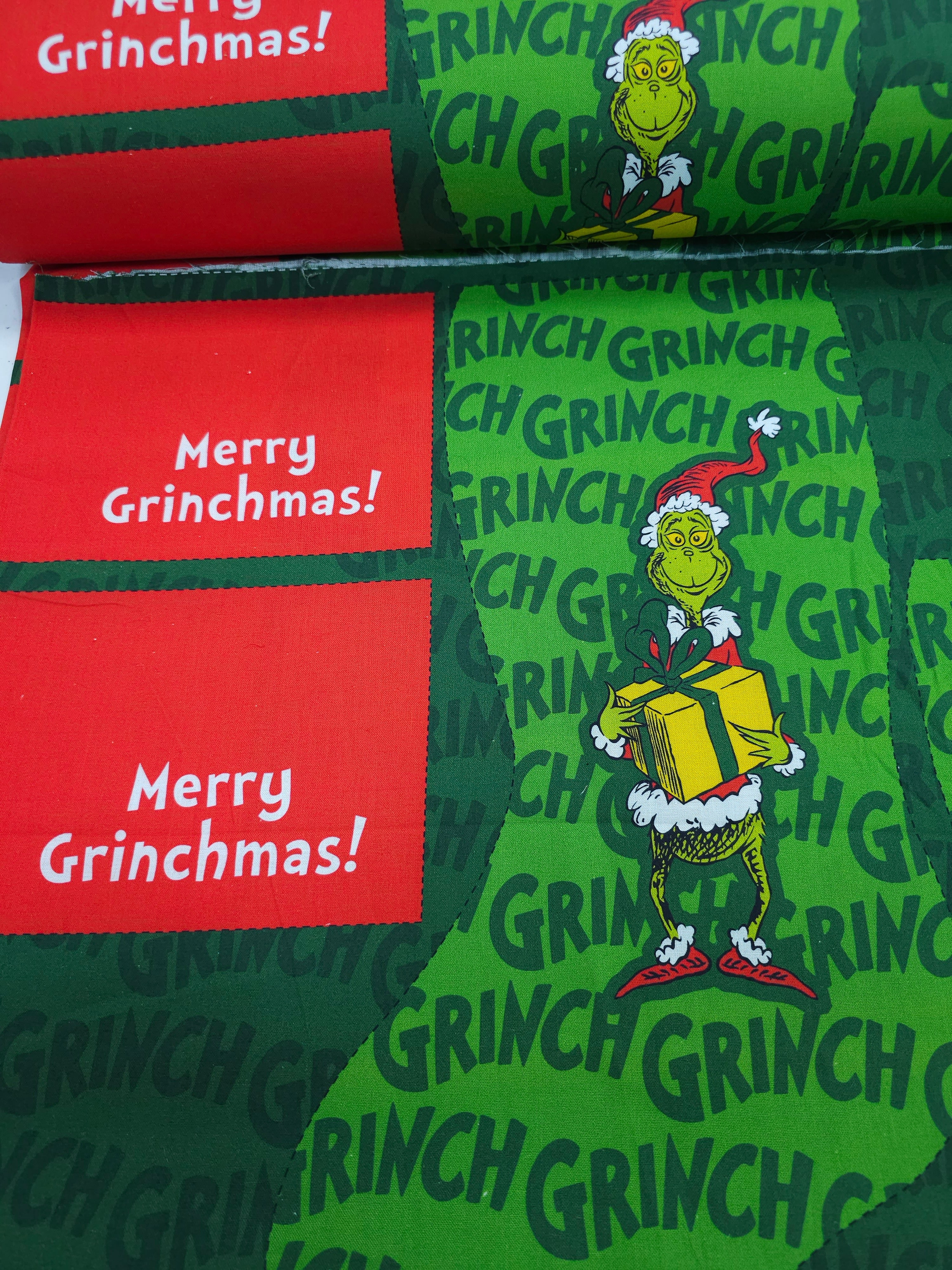 *Sew Your Own* Grinch Stocking 100% Cotton