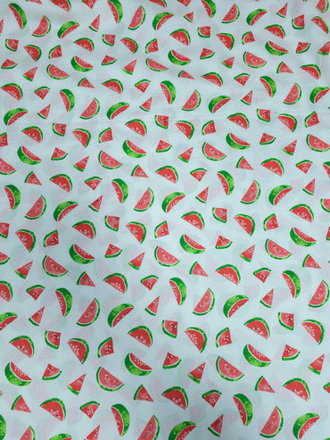 Watermelon Slice Cotton Sateen 🍉