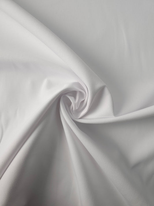 White Poly Cotton Twill