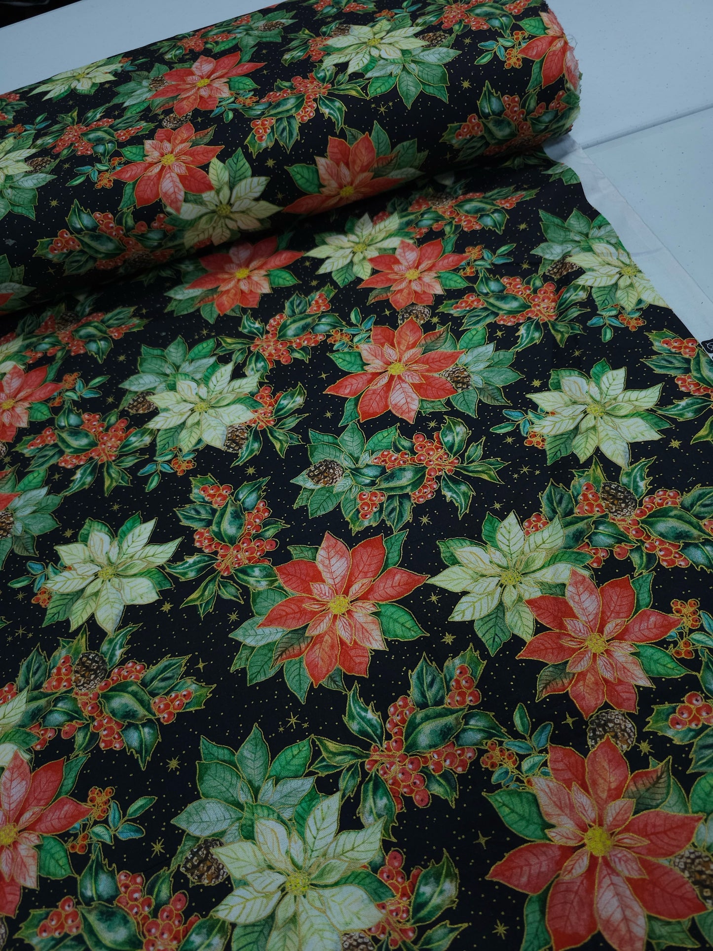 Holly Floral 100% Cotton