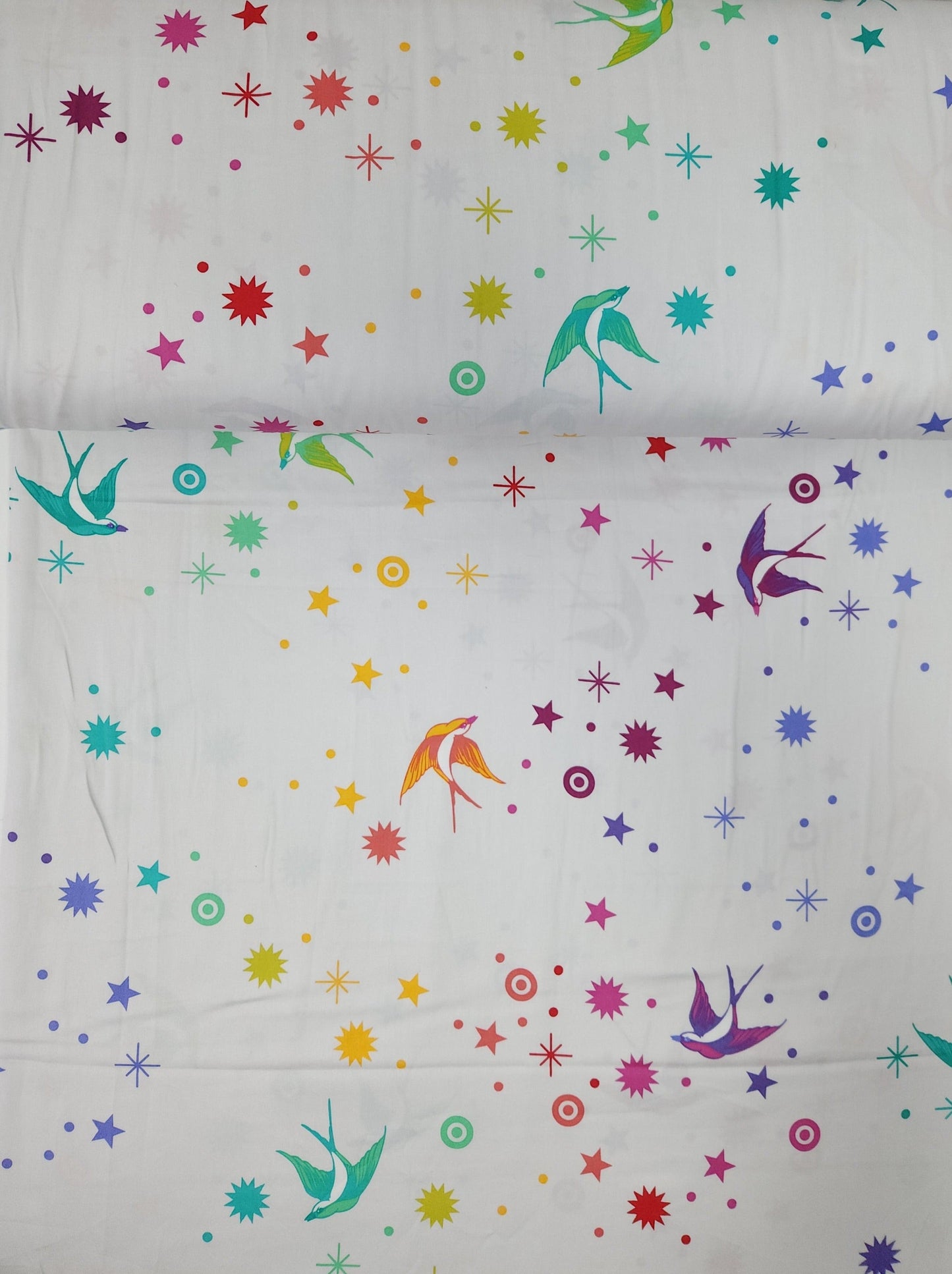 Rainbow Fairy Dust Cotton Sateen 108" - Tula Pink