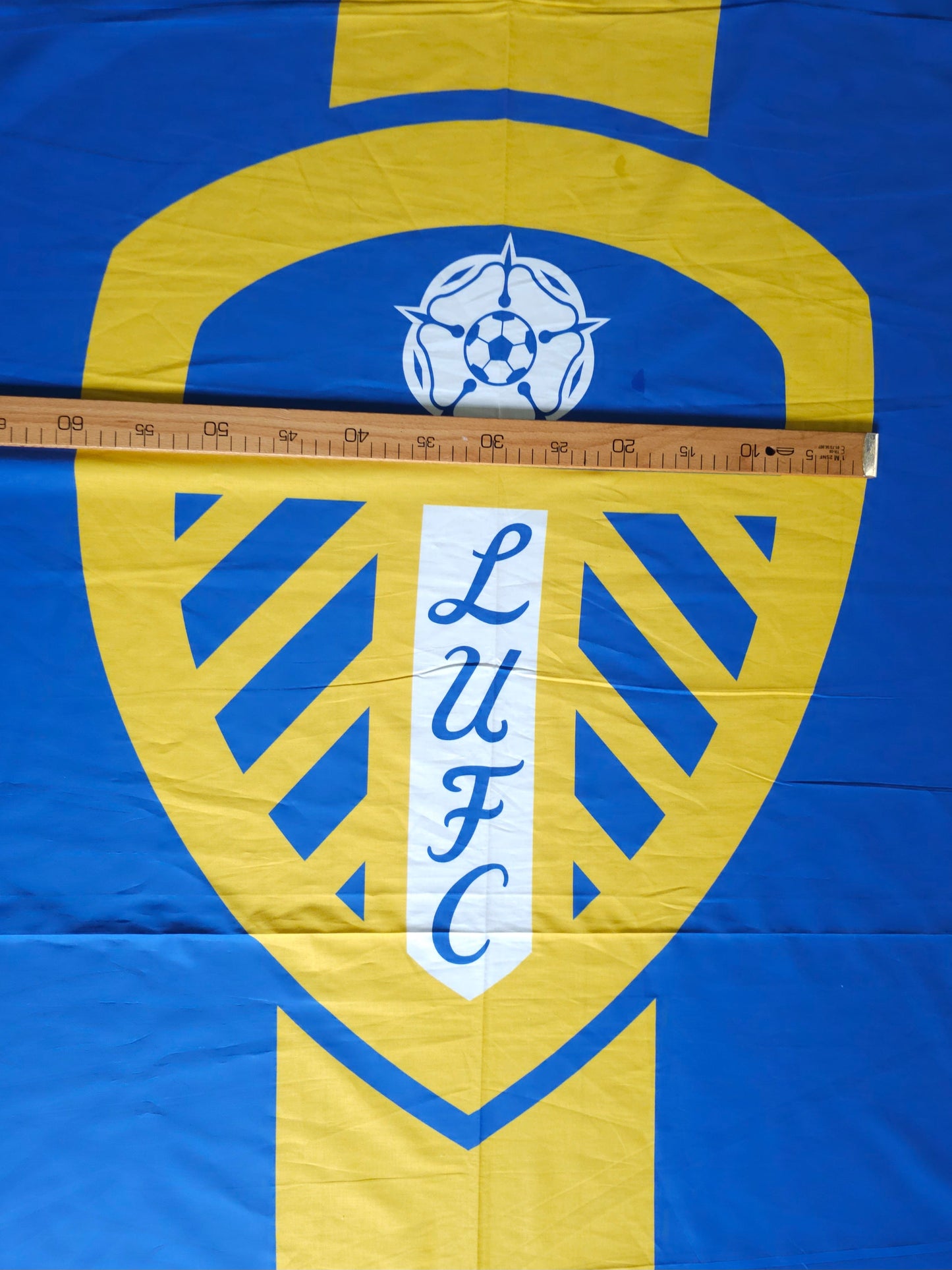 Leeds FC 100% Cotron Football Club Fabric