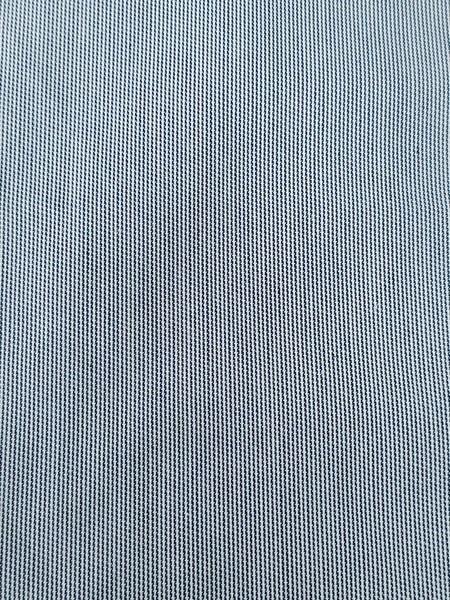 Navy Pinstripe PolyCotton