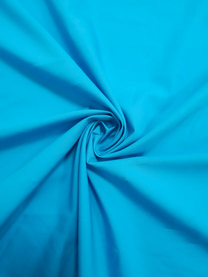 Bright Blue Cotton Poplin