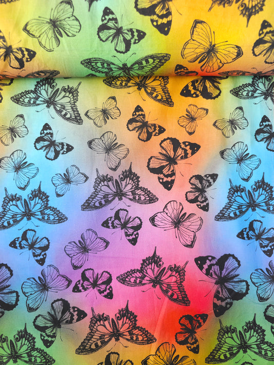 Rainbow Butterfly 100% Cotton