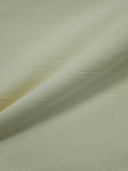 Cream Calico Look Ribbed Mediumweight Cotton