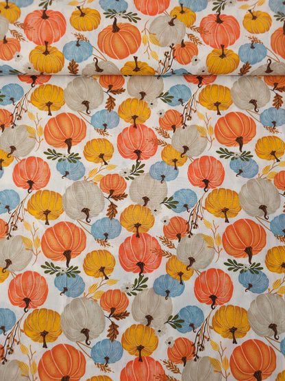 Vintage Pumpkin Patch 100% Cotton