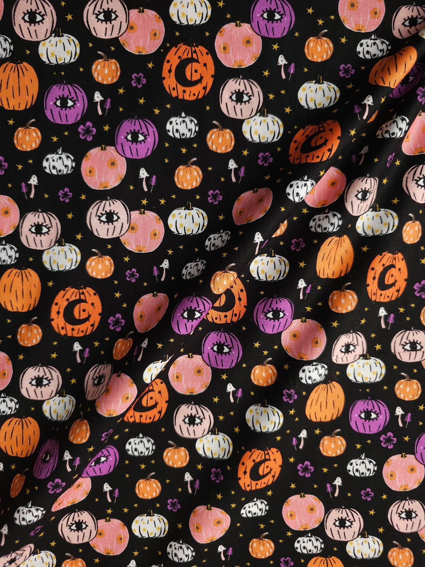 Pumpkin Matrix 100% Cotton