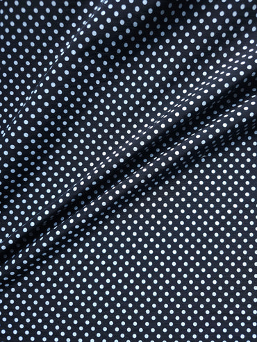 Black Mini Polka Modal