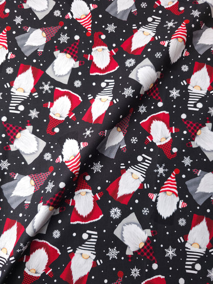 Santa Gnome 100% Cotton