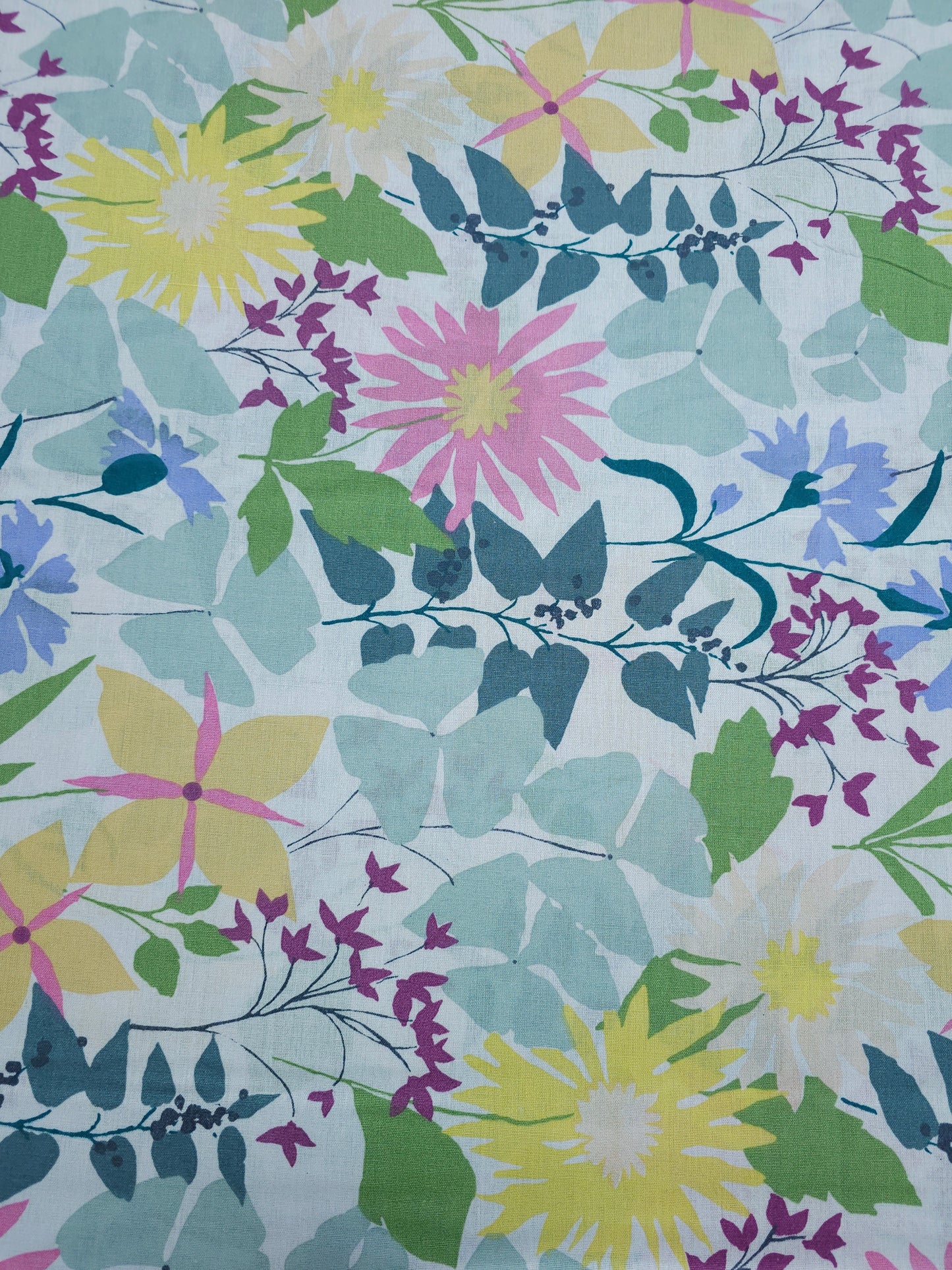 Floral Budding Brights 100% Cotton 94" - Helena Springfield