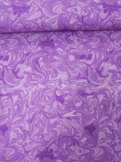 Purple Marble 100% Cotton