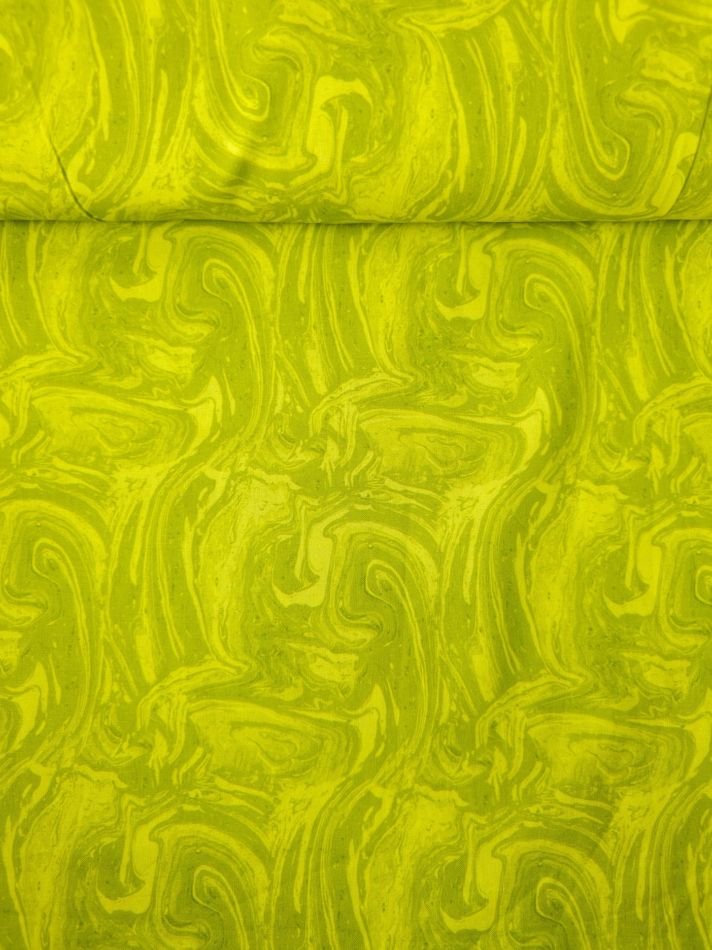 Lemon Lime Marble 100% Cotton