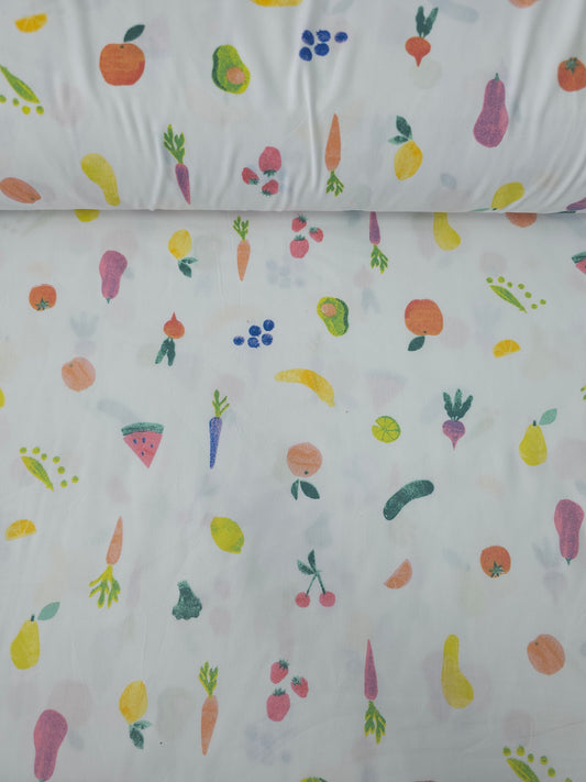 Fruit & Vegetables 100% Cotton 106"