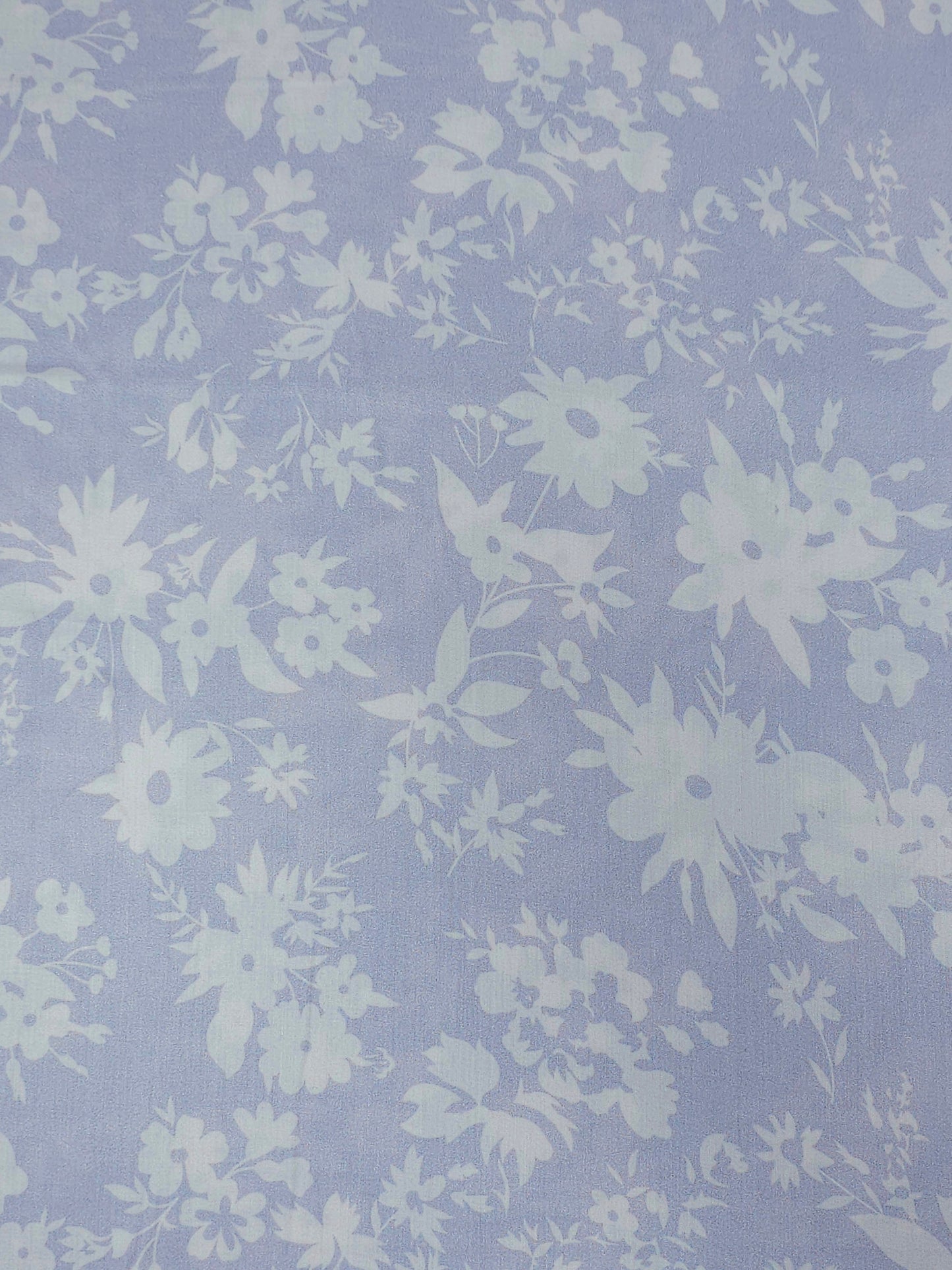 Lavender Floral Cotton Sateen 60"