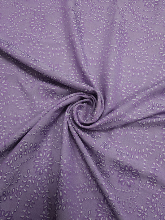 Light Purple Floral Spiral Poly