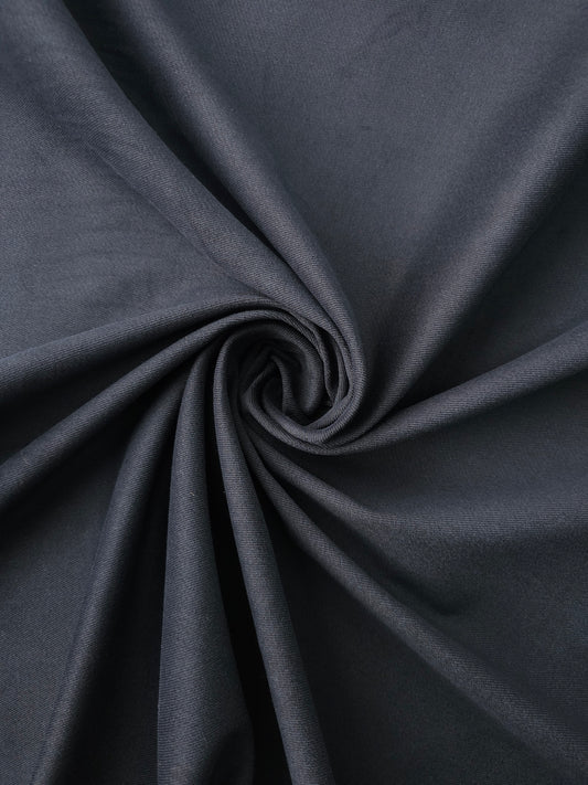 Black Brushed Cotton Twill