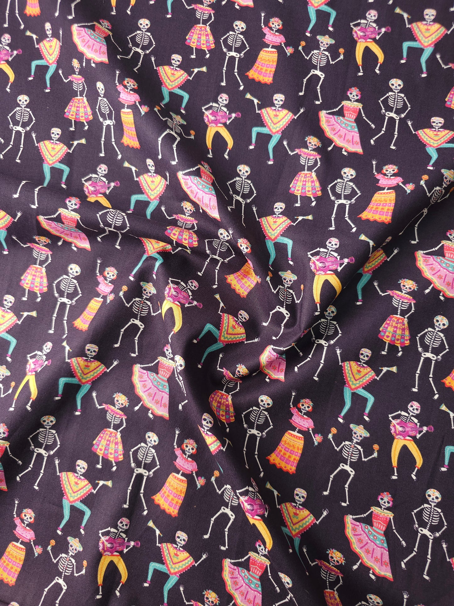 Dancing Skeleton 100% Cotton