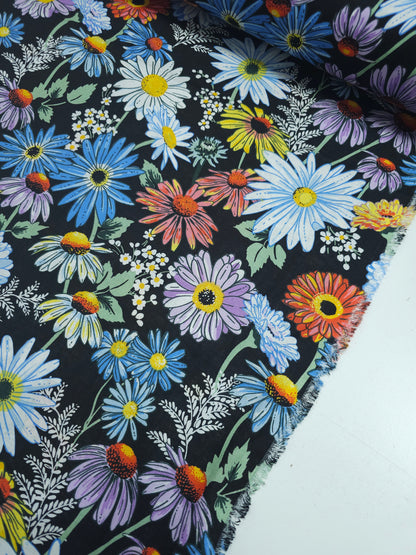 Multicolour Daisy Field 100% Cotton 60" - Vera Bradley