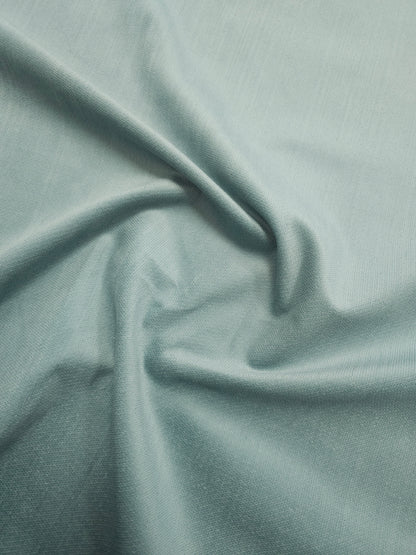 Pale Duck Egg Blue Cotton Velvet