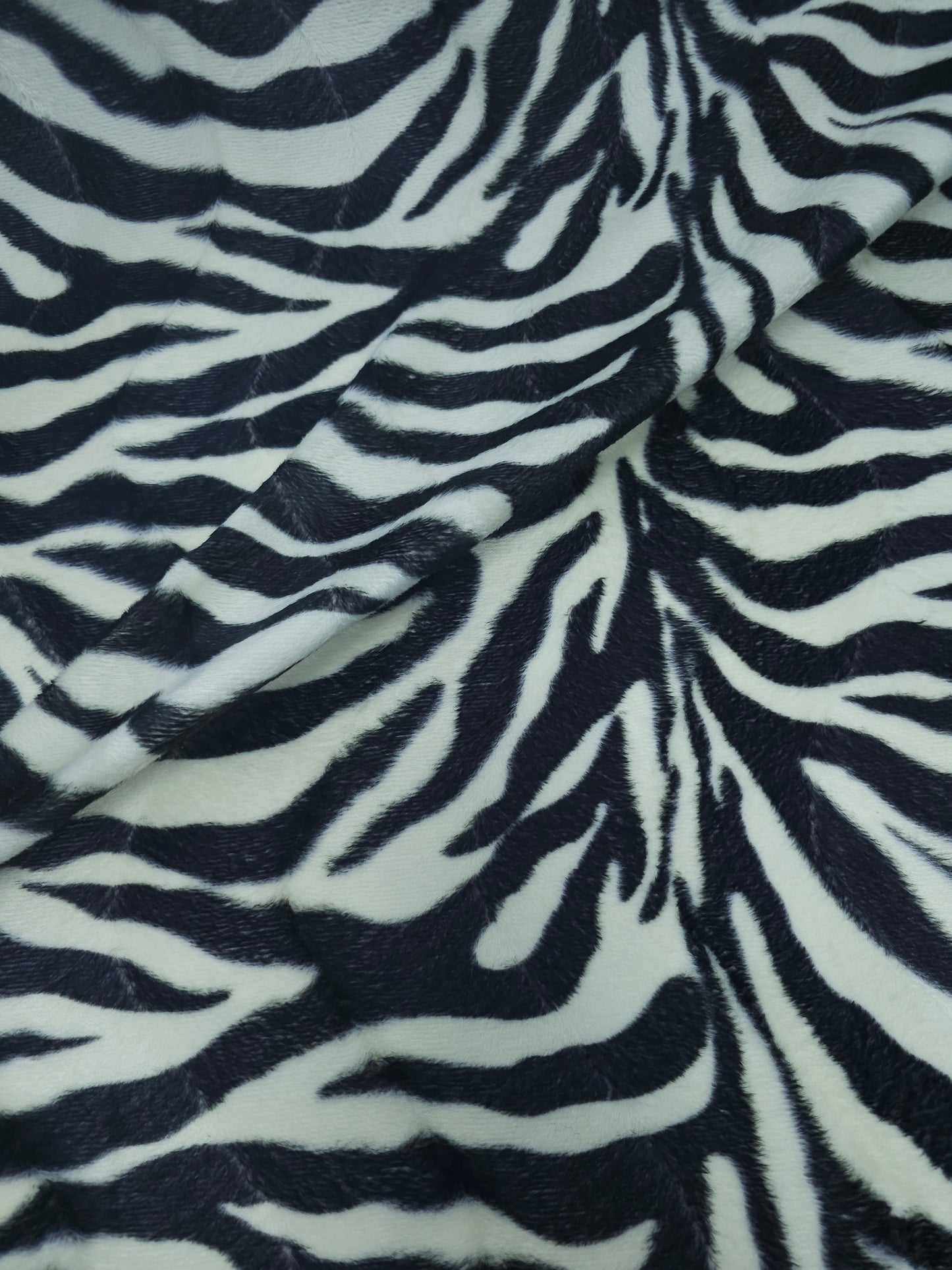 Zebra Stripe Lightweight Velvet