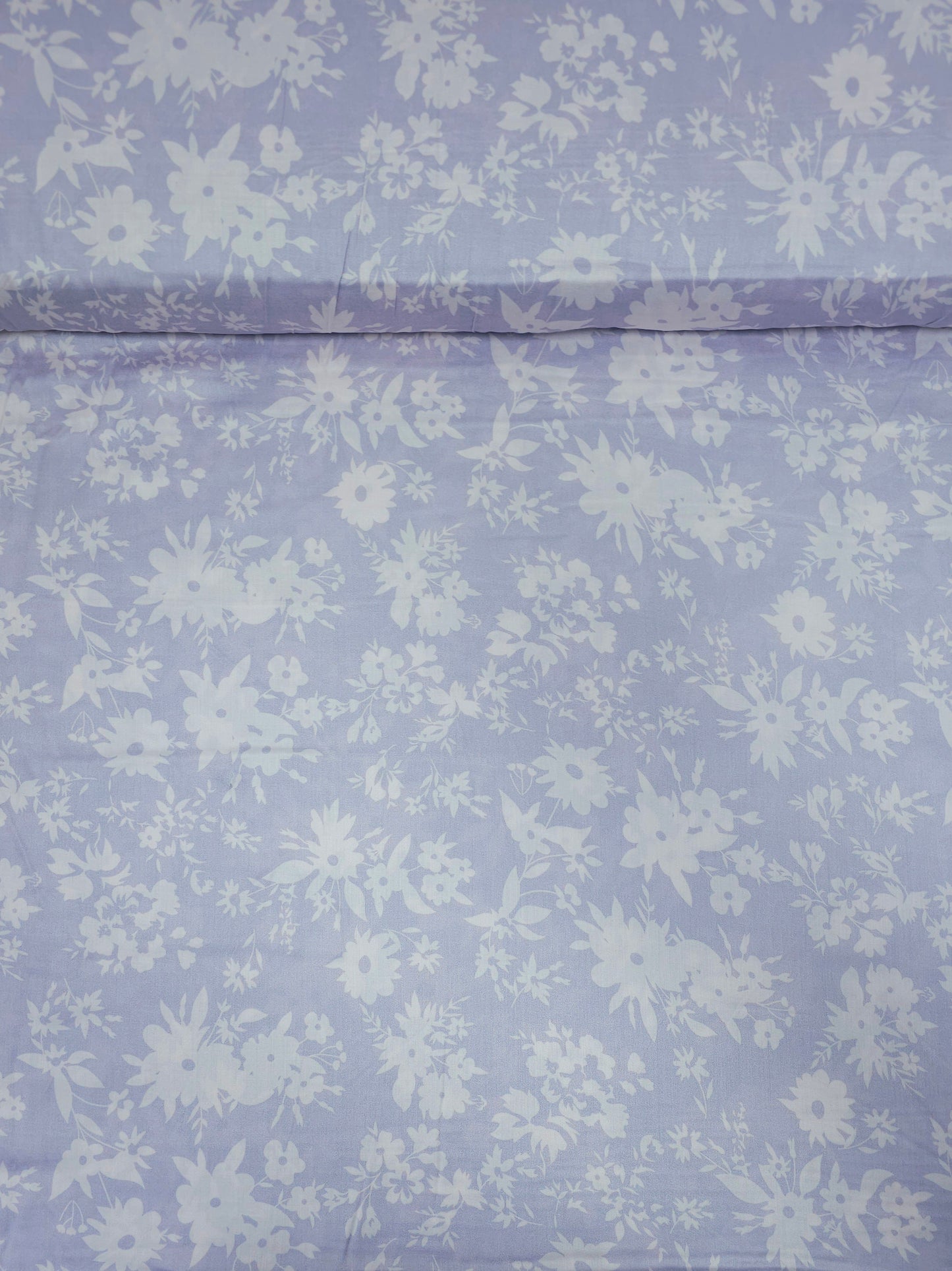 Lavender Floral Cotton Sateen 60"