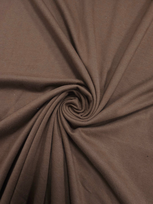 Saddle Brown Cotton Jersey Tube