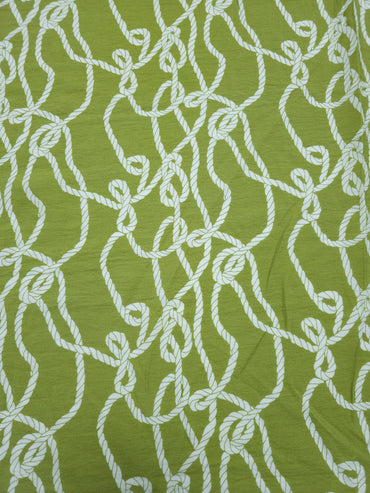 Pistachio Green Rope Knot Modal