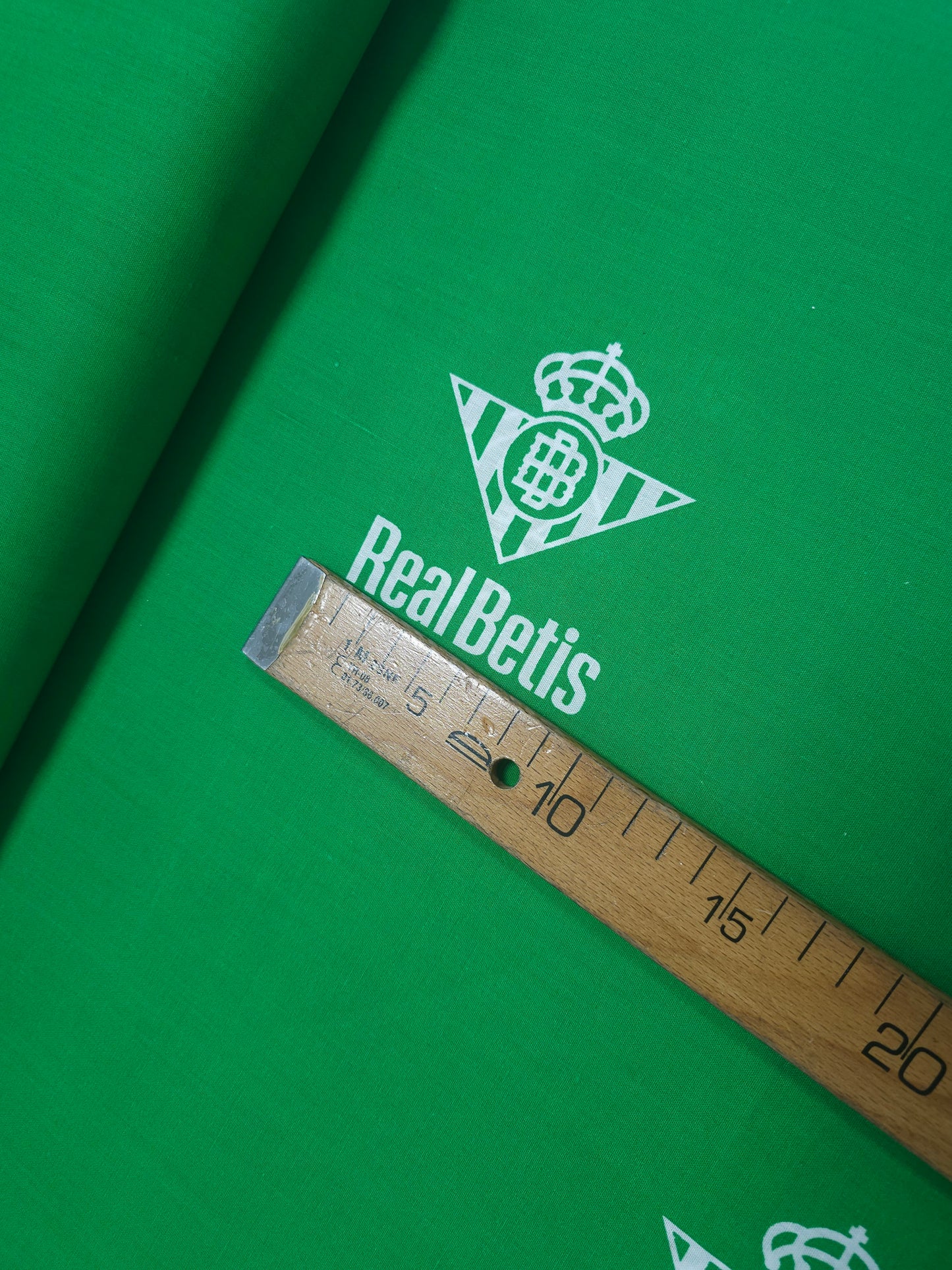 Green Real Betis FC 100% Cotton Football Fabric 102"