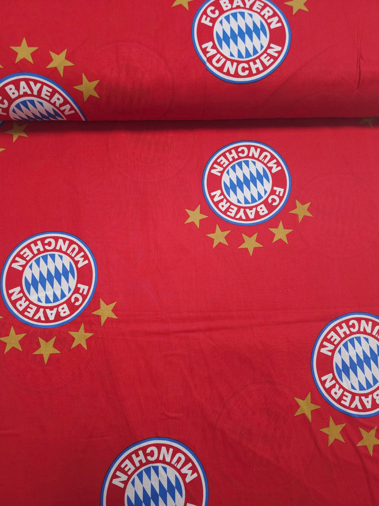 Bayern Munich FC 100% Cotton Football Fabric 106"