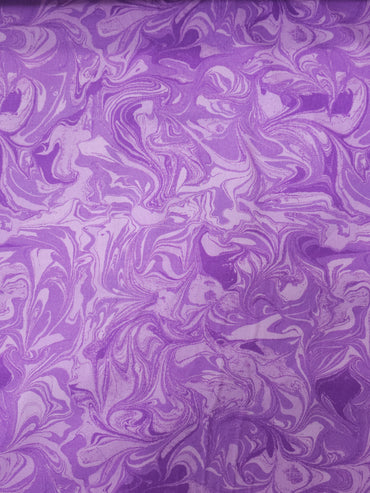 Purple Marble 100% Cotton