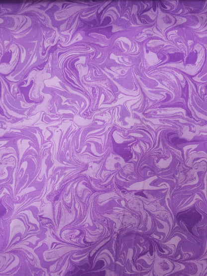 Purple Marble 100% Cotton