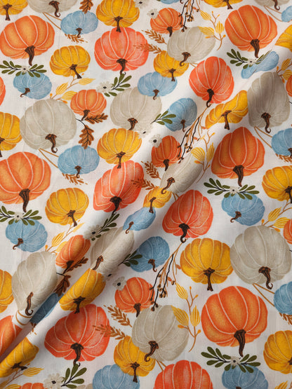 Vintage Pumpkin Patch 100% Cotton